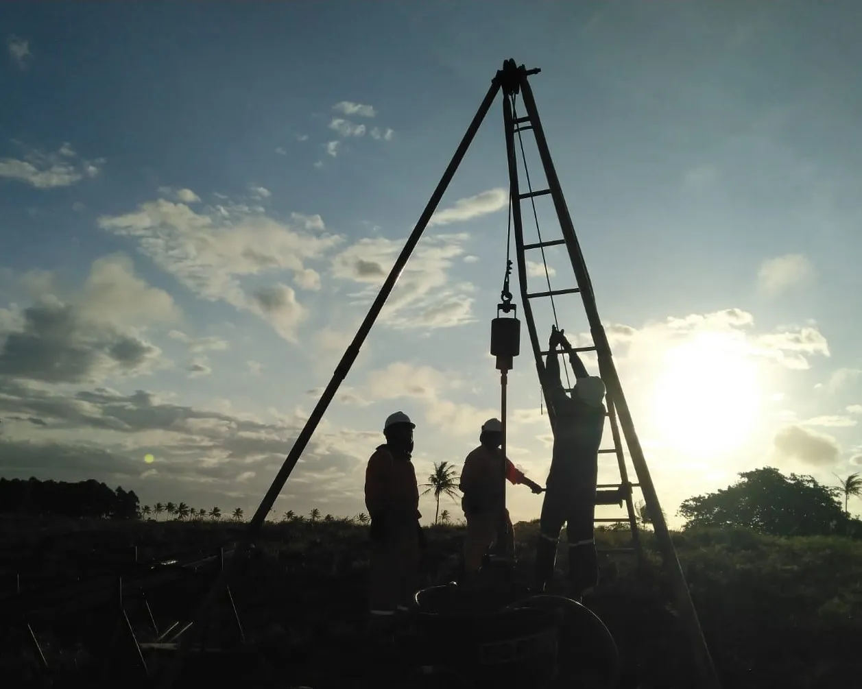 Análise de solo para construção